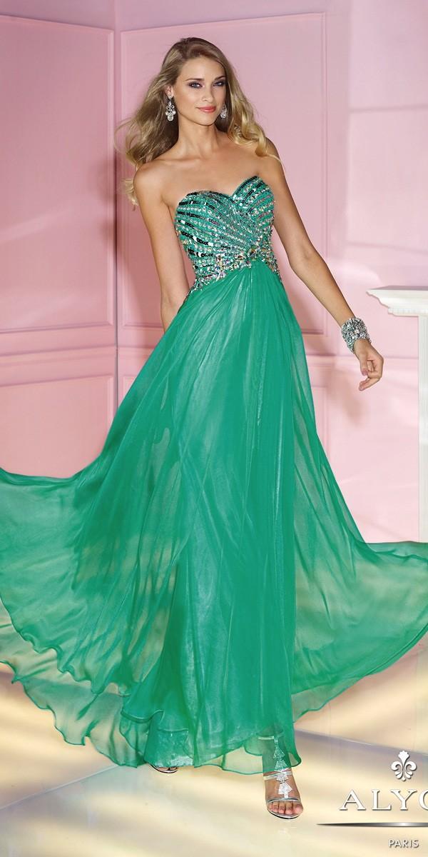 Alyce Paris - 6193 Dress In Electric Green