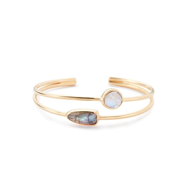 Margaret Elizabeth - Stinson Bangle Labradorite/moonstone