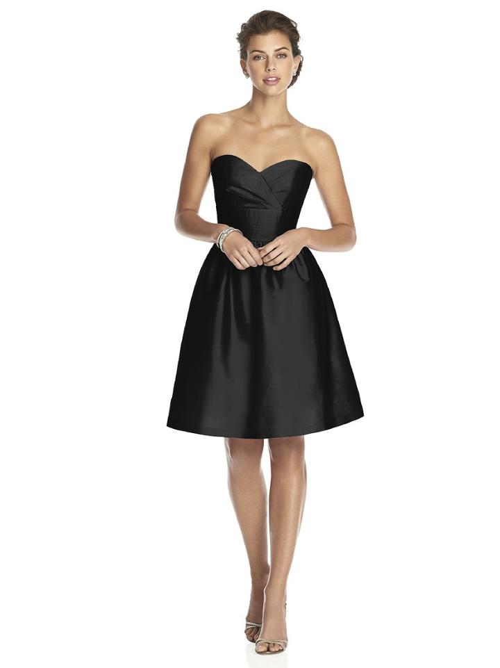 Alfred Sung - D542 Bridesmaid Dress In Black