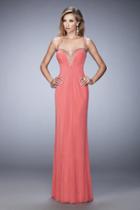 La Femme - 22374 Embellished Sweetheart Sheath Dress