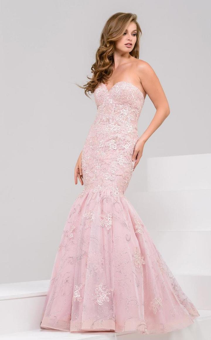 Jovani - 36061 Sweetheart Lace Mermaid Dress