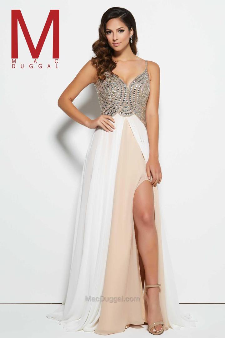 Mac Duggal Prom - 51046 M Ivory