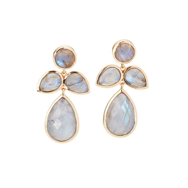 Margaret Elizabeth - Fleur Drops Labradorite