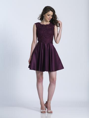 Dave & Johnny - A5767 Beaded Jewel Cocktail Dress
