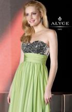 Alyce Paris B'dazzle - 35541 Dress In Lime
