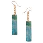 Heather Hawkins - Bar Gemstone Drop Earrings