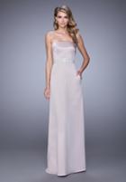 La Femme - 21554 Folded Strapless Evening Gown
