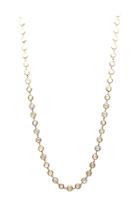 Tresor Collection - Rainbow Moonstone Necklace In 18k Yg