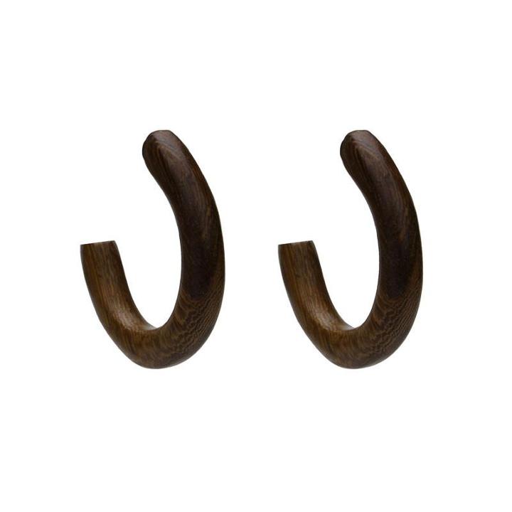 Ben-amun - Natura Wood Open Hoop Earrings