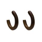 Ben-amun - Natura Wood Open Hoop Earrings