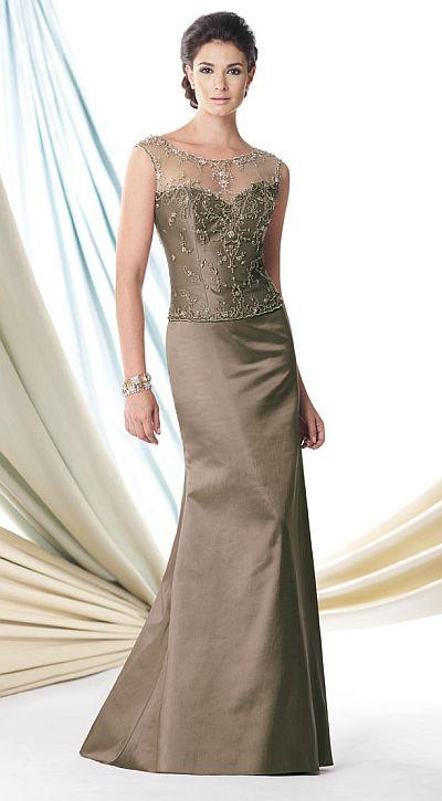 Montage By Mon Cheri - 114900 Two Piece Dress In Taupe
