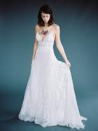 Wilderly Bride By Allure Bridals - F115 Lace V-neck A-line Bridal Dress
