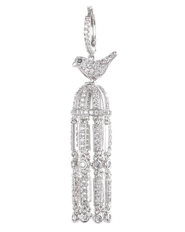 Jarin K Jewelry - Pave Birdcage Pendant