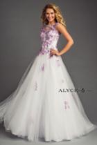 Alyce Paris - 6362 Prom Dress In White Lilac