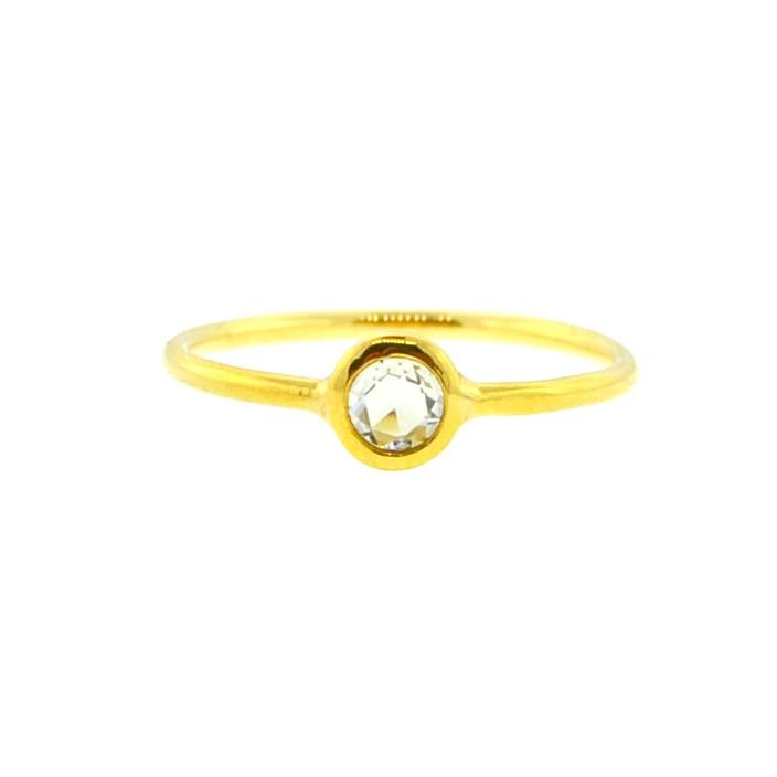 Mabel Chong - Bezel Set Diamond Stack Ring