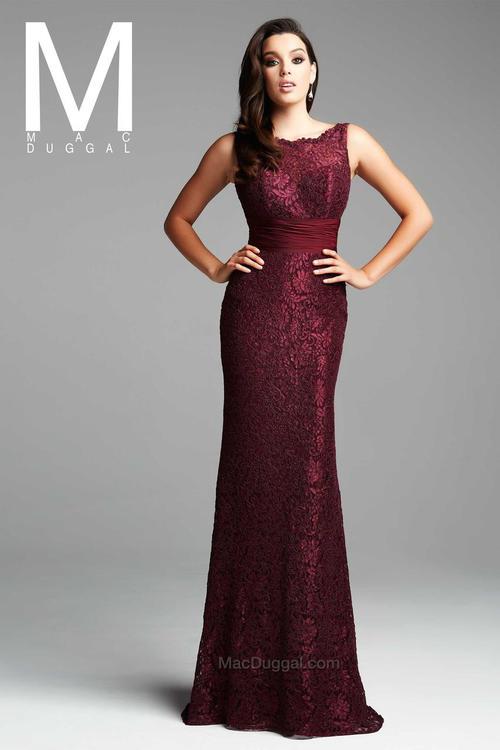Mac Duggal Couture - 62426 D Dress Blackberry