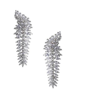 Cz By Kenneth Jay Lane - Glamorous Marquise Drop Earrings