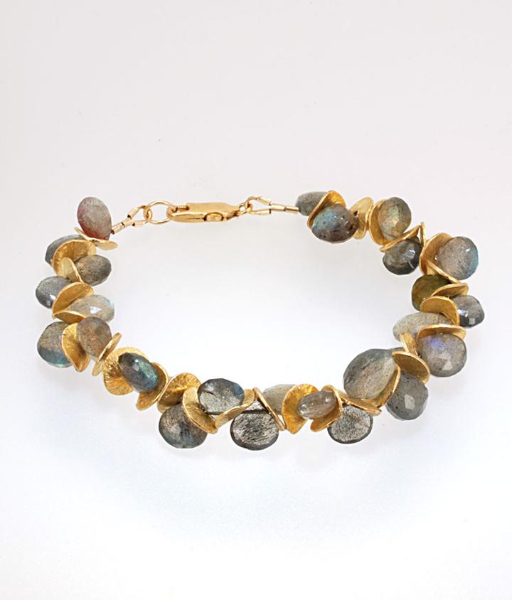 Lori Kaplan Jewelry - Labradorite Vermeil Bracelet