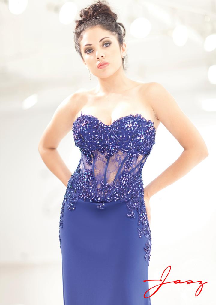 Jasz Couture - 5498 Dress In Royal