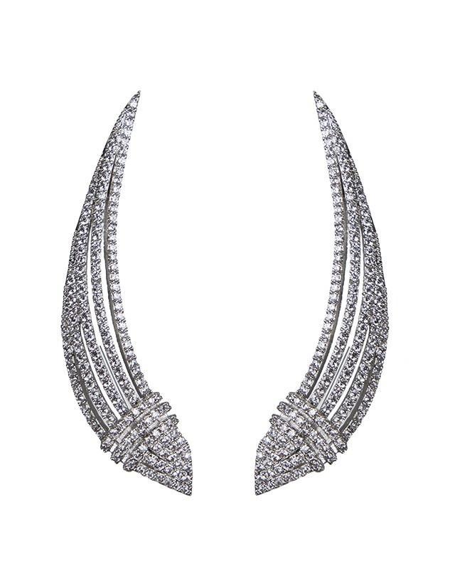 Cz By Kenneth Jay Lane - Pave Curved Crawler