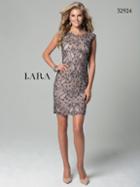 Lara Dresses - 32924 Dress In Mauve Gray