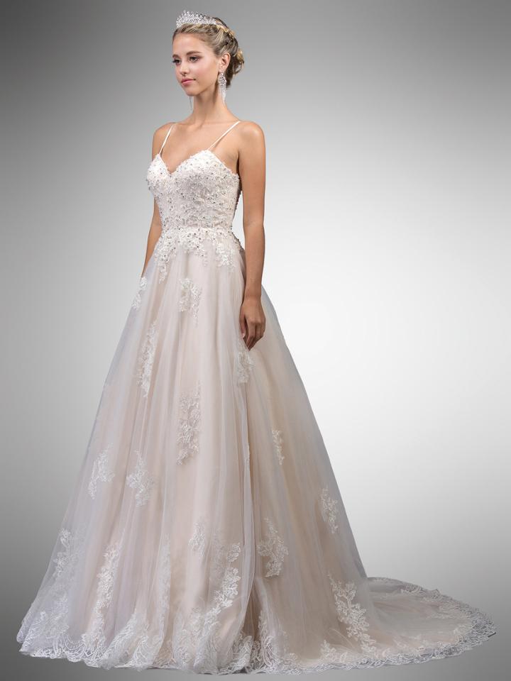 Dancing Queen - 33 Rhinestone Ornate Lace Appliqued Ballgown