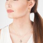 Ashley Schenkein Jewelry - Brooklyn Large Diamond Disc Necklace