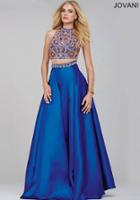 Jovani - Stunning Two-piece A-line Dress In Jewel Neckline 32440