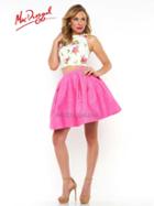 Mac Duggal Prom - 40563 N High Neck Dress In Pink/multi