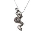 Femme Metale Jewelry - Slither Snake Pendant Necklace