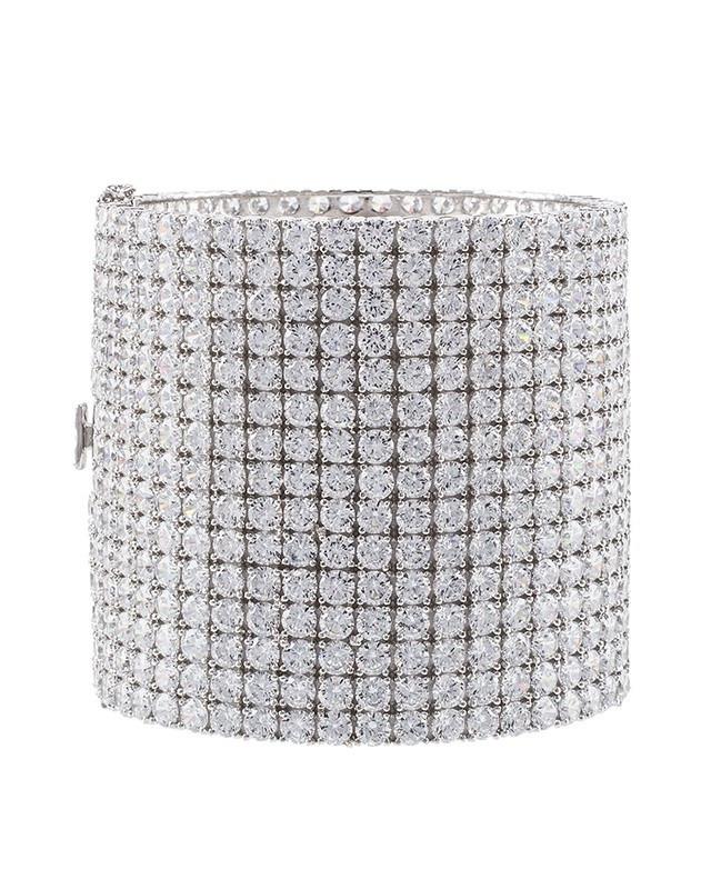 Cz By Kenneth Jay Lane - Glamorous Cuff Bracelet