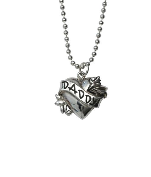 Femme Metale Jewelry - Daddy Tattoo Charm Necklace