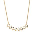 Rachael Ryen - Diamond Bar Necklace Gold