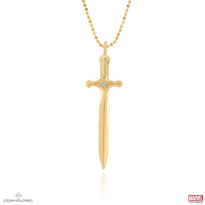 Logan Hollowell - Valkyrie Sword Pendant With Cz