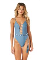 Montce Swim - Hampton Blue Shells Belt