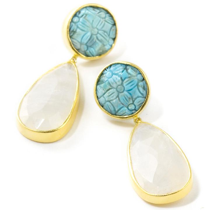 Nina Nguyen Jewelry - Aloya Vermeil Earrings