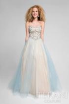Terani Prom - Dazzling Beaded Strapless Sweetheart Polyester A-line Dress 1711p2855