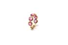 Tresor Collection - Pink Tourmaline Ring Band In 18k Yellow Gold