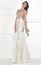 Tarik Ediz - Bateau Neck Mermaid Gown 92815