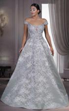 Mnm Couture - K3542 Off-shoulder Floral Applique Ballgown