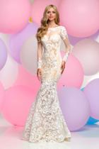 Zoey Grey - Laced Illusion High Neck Dress 30819