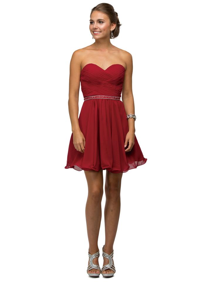 Crisscrossed Ruching On Sweetheart A-line Dress