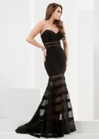 Jasz Couture - 5797 Dress In Black