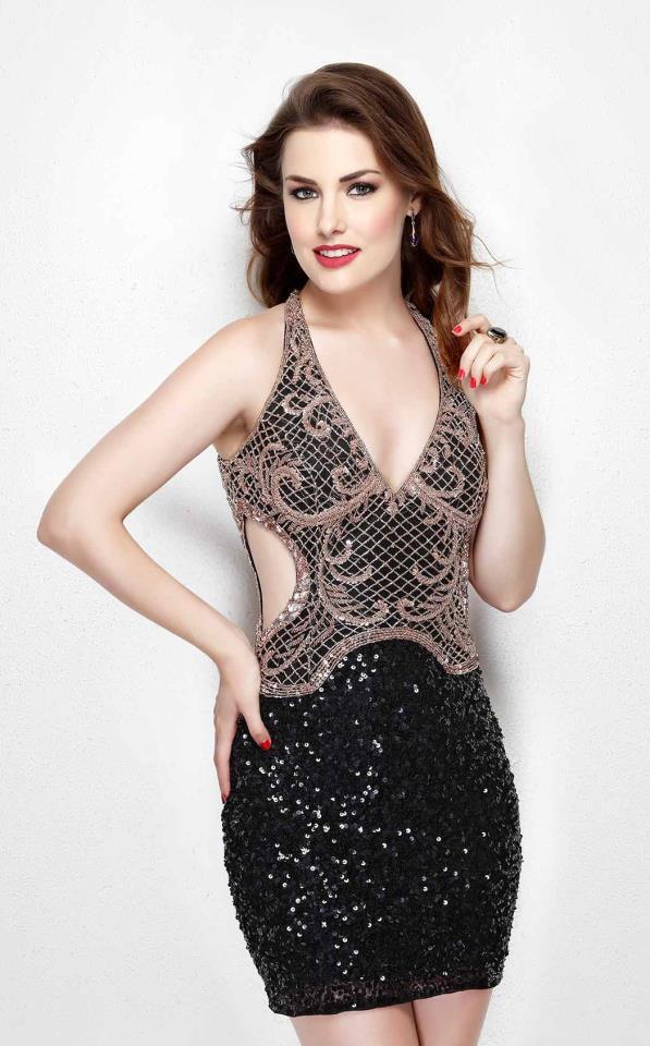 Primavera Couture - 1913 Beaded V-neck Sheath Dress