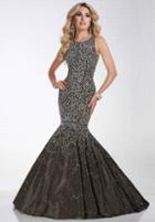Tiffany Homecoming - 16310 Embellished Halter Neck Mermaid Dress