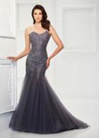 Montage By Mon Cheri - 118964 Strapless Tulle Trumpet Gown