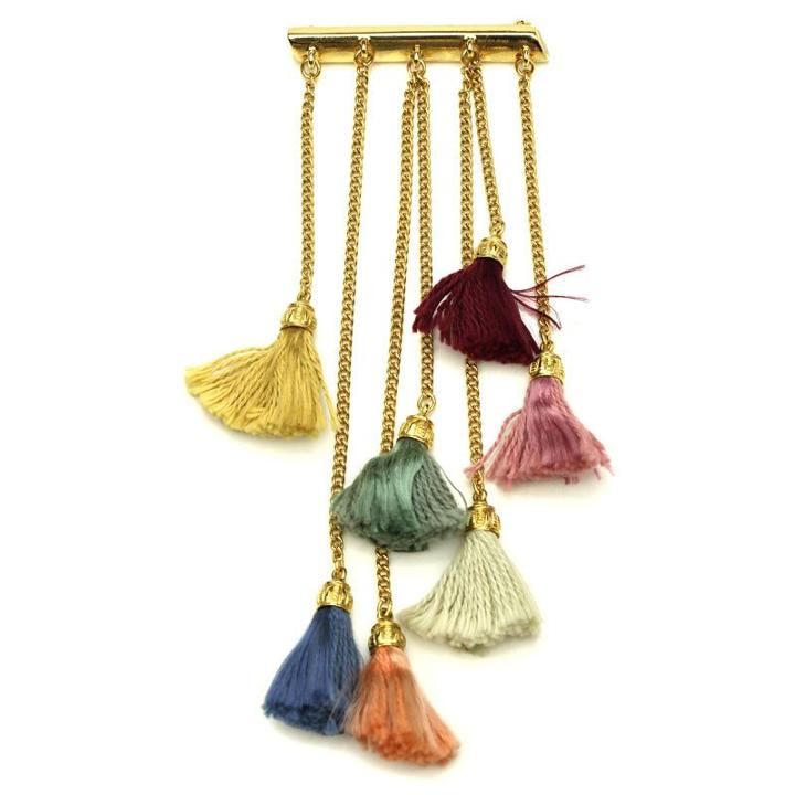 Ben-amun - Venetian Breeze Tassel Bar Pin