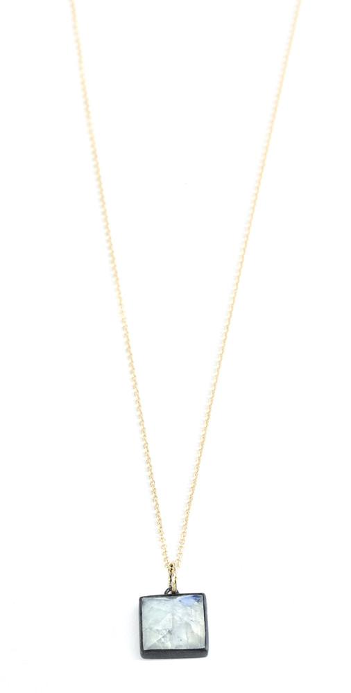 Nina Nguyen Jewelry - Spirit Black Oxidized 14k Necklace
