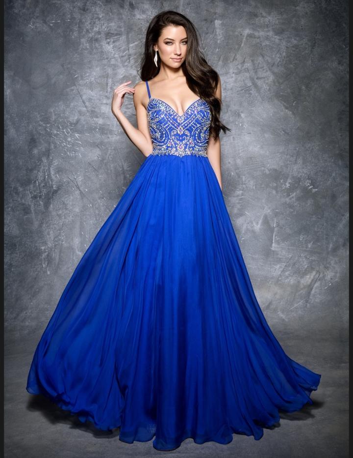 Nina Canacci - Jeweled Bodice Long Prom Dress 1313