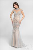 Terani Prom - Jewelled Neckline Mermaid Gown 1711p2596